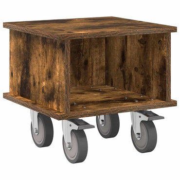 vidaXL TV-Ständer Geräucherte Eiche 37 x 35 x 35 cm Holzwerkstoff