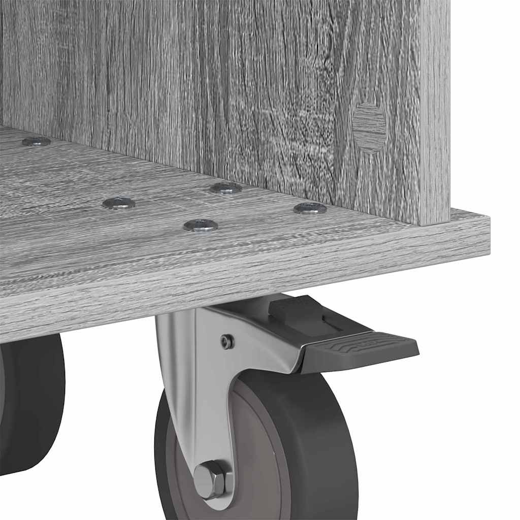 TV-Ständer Graues Sonoma 37 x 35 x 35 cm Holzwerkstoff