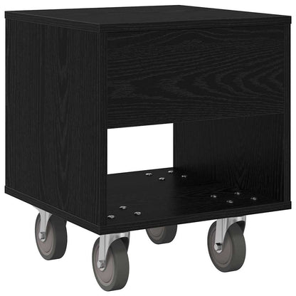 vidaXL Nachttisch 2 pcs Schwarz Eichen-Optik 40,5 x 40 x 48 cm