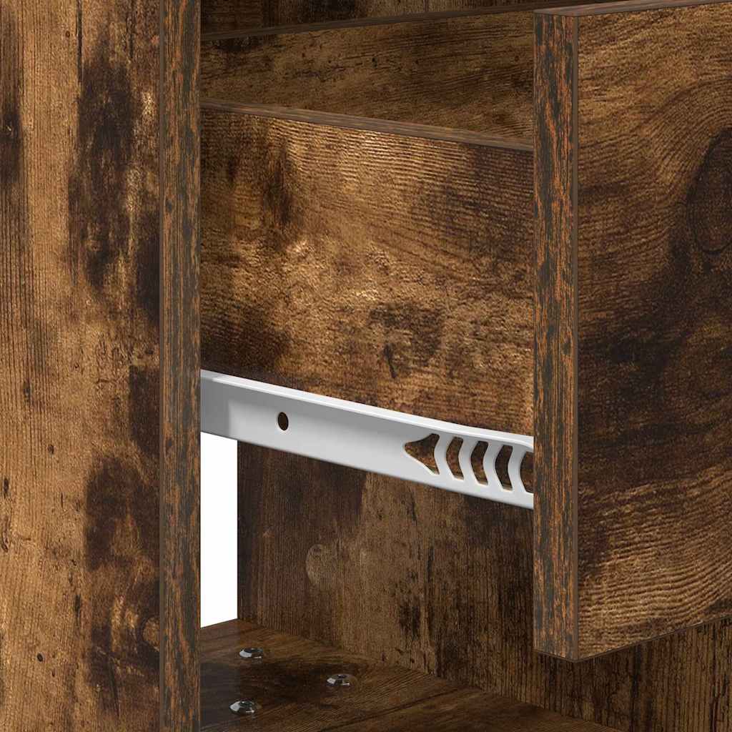 Nachttisch Geräucherte Eiche 40,5 x 40 x 48 cm Holzwerkstoff