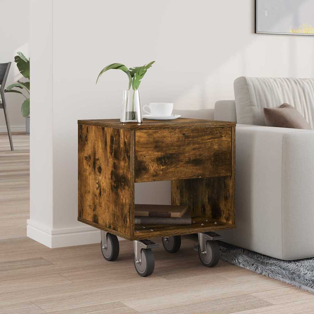 Nachttisch Geräucherte Eiche 40,5 x 40 x 48 cm Holzwerkstoff