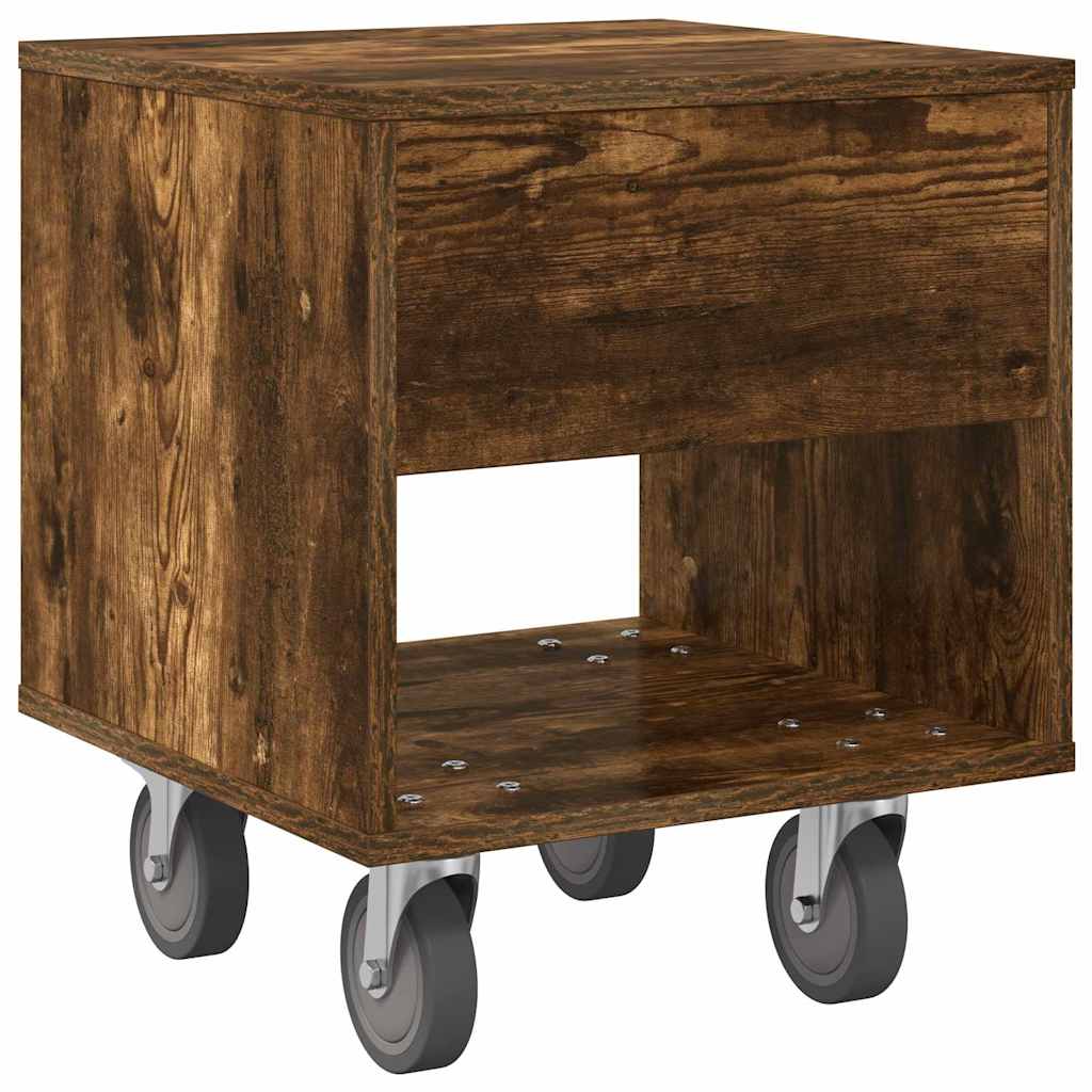 Nachttisch Geräucherte Eiche 40,5 x 40 x 48 cm Holzwerkstoff