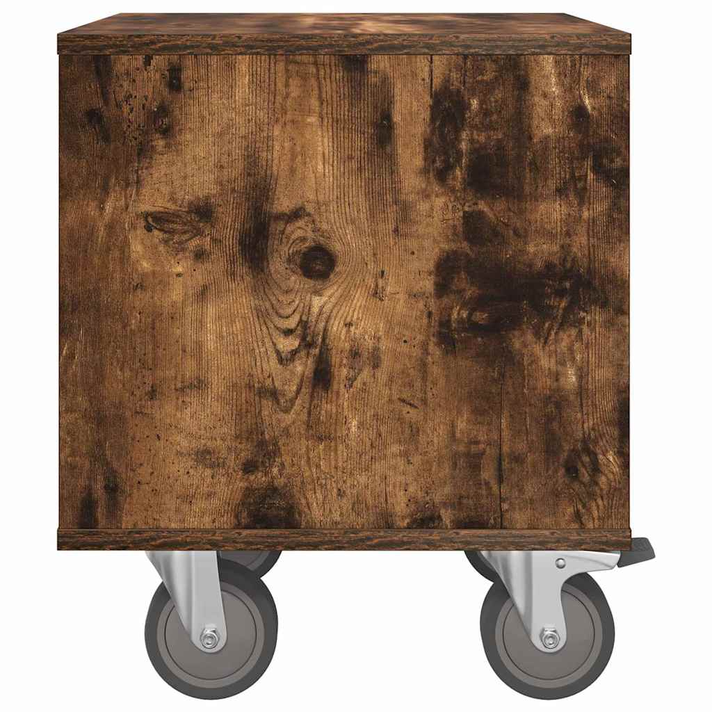 Nachttisch Geräucherte Eiche 40,5 x 40 x 48 cm Holzwerkstoff