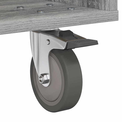 Nachttisch Graues Sonoma 40,5 x 40 x 48 cm Holzwerkstoff