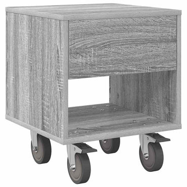 vidaXL Nachttisch Graues Sonoma 40,5 x 40 x 48 cm Holzwerkstoff