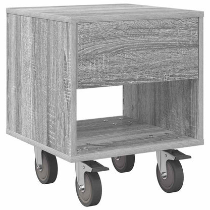 vidaXL Nachttisch 2 pcs Graues Sonoma 40,5 x 40 x 48 cm Holzwerkstoff