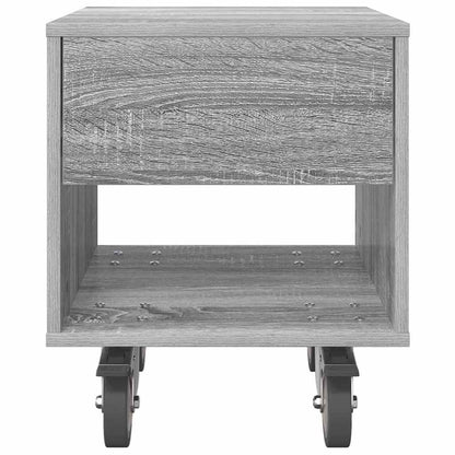vidaXL Nachttisch 2 pcs Graues Sonoma 40,5 x 40 x 48 cm Holzwerkstoff
