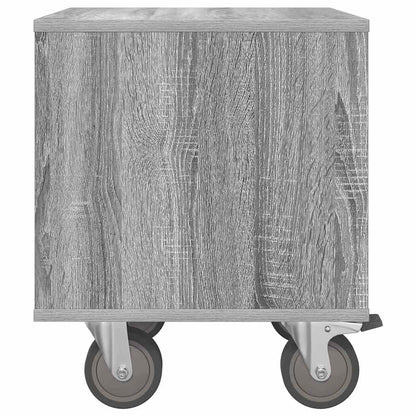 vidaXL Nachttisch 2 pcs Graues Sonoma 40,5 x 40 x 48 cm Holzwerkstoff