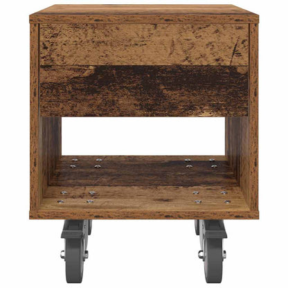 vidaXL Nachttisch 2 pcs Altholz 40,5 x 40 x 48 cm Holzwerkstoff