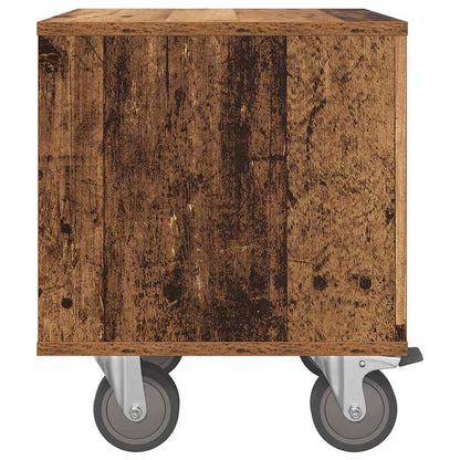 vidaXL Nachttisch 2 pcs Altholz 40,5 x 40 x 48 cm Holzwerkstoff
