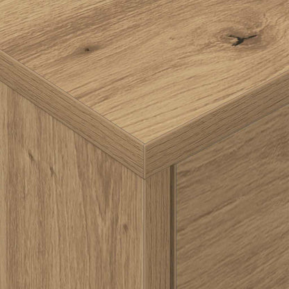 vidaXL Nachttisch Artisan-Eiche 40,5 x 40 x 48 cm Holzwerkstoff
