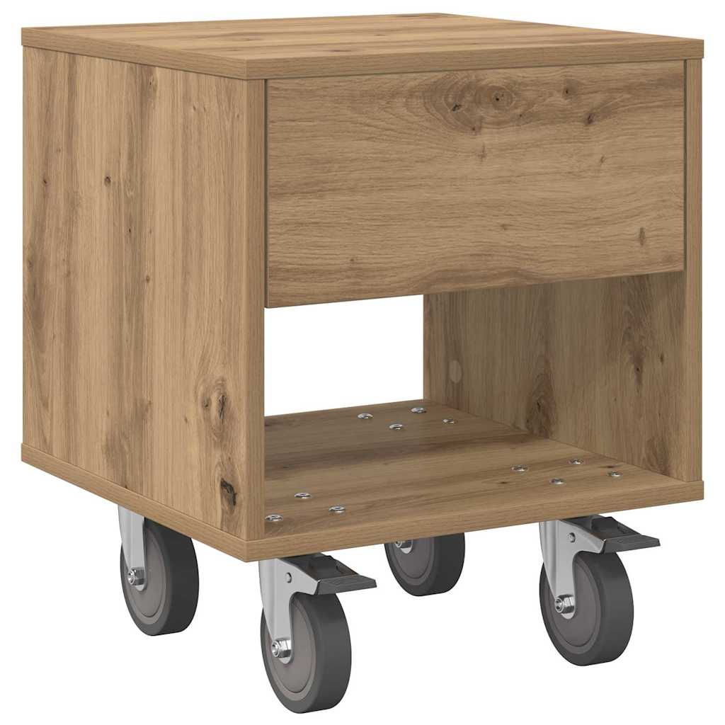 Nachttisch 2 pcs Artisan-Eiche 40,5 x 40 x 48 cm Holzwerkstoff