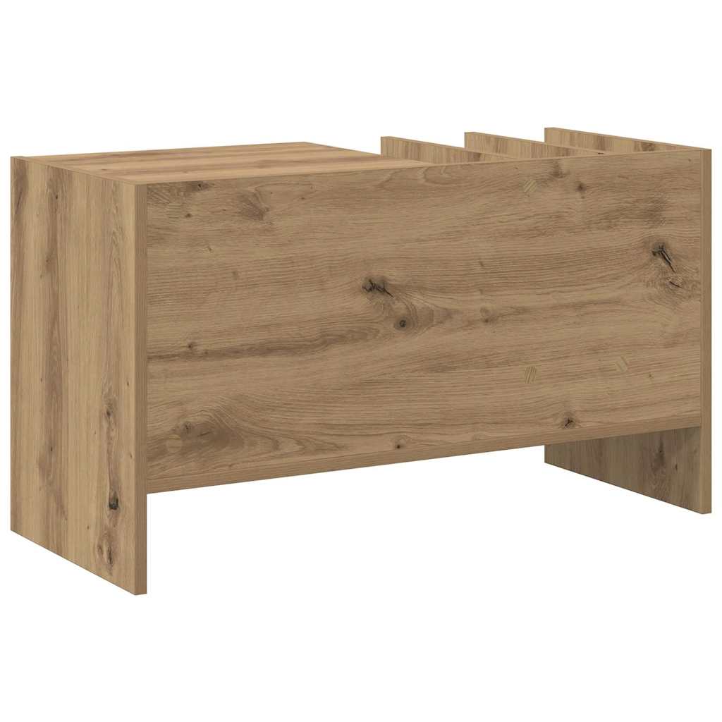 Schallplattenschrank mit Regal Artisan-Eiche 78,5 x 35 x 45 cm