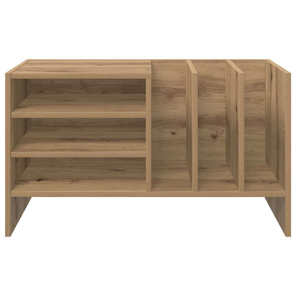 Schallplattenschrank mit Regal Artisan-Eiche 78,5 x 35 x 45 cm