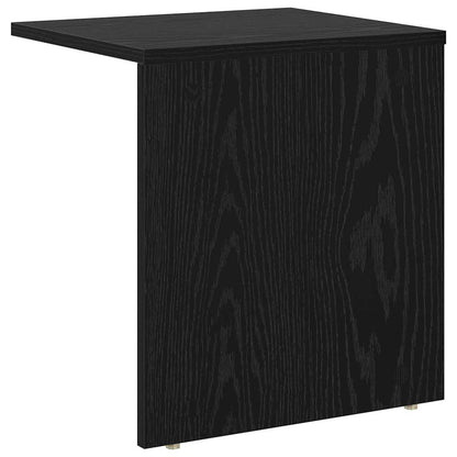 vidaXL Beistelltisch 2 pcs Schwarz Eichen-Optik 37 x 32 x 40 cm