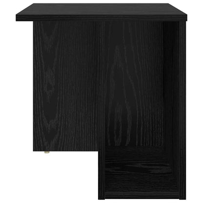 vidaXL Beistelltisch 2 pcs Schwarz Eichen-Optik 37 x 32 x 40 cm