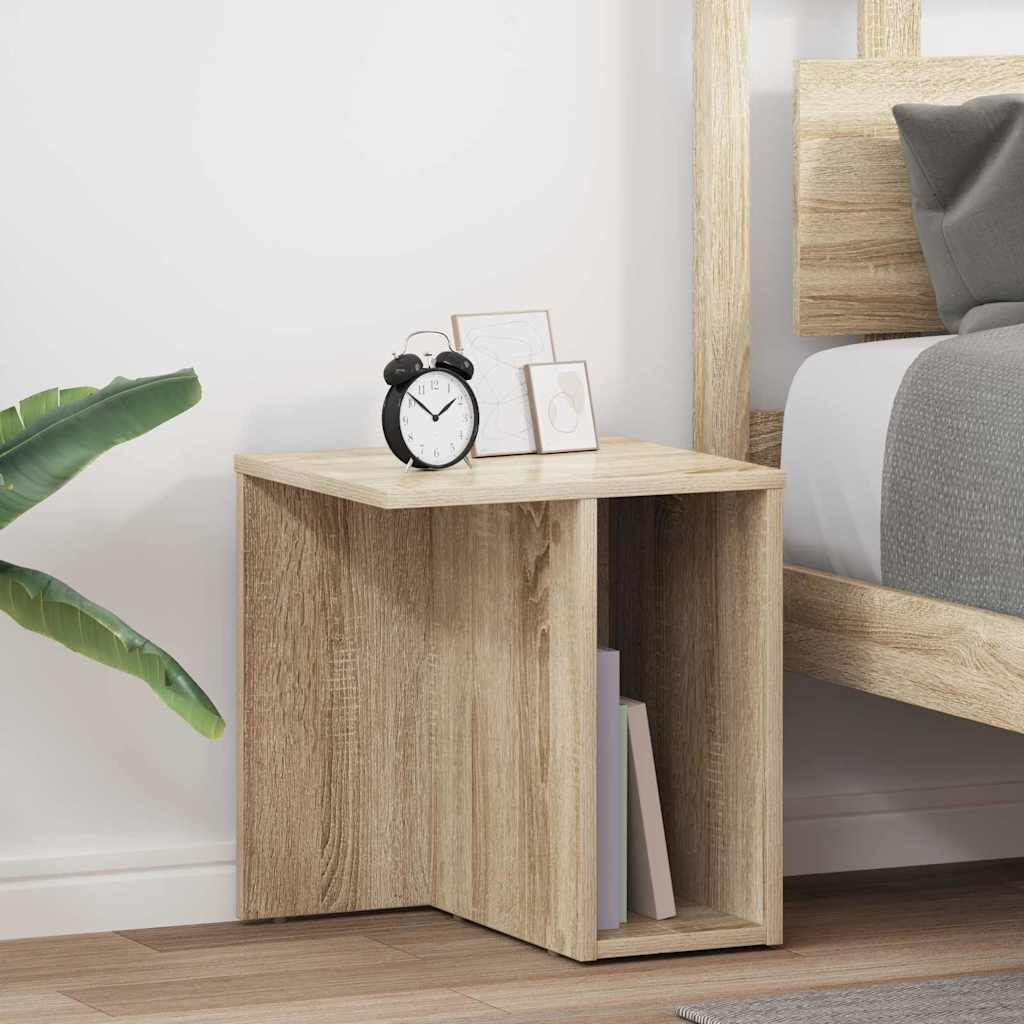 vidaXL Beistelltisch 2 pcs Sonoma-Eiche 37 x 32 x 40 cm Holzwerkstoff