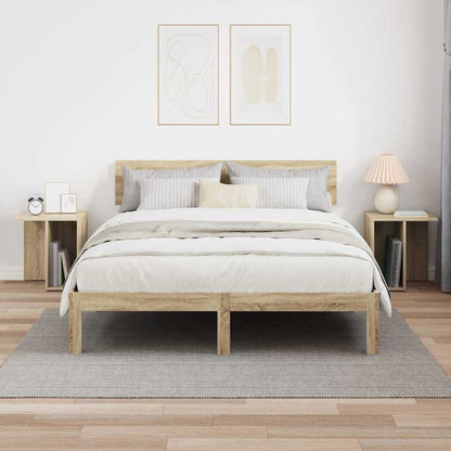 vidaXL Beistelltisch 2 pcs Sonoma-Eiche 37 x 32 x 40 cm Holzwerkstoff