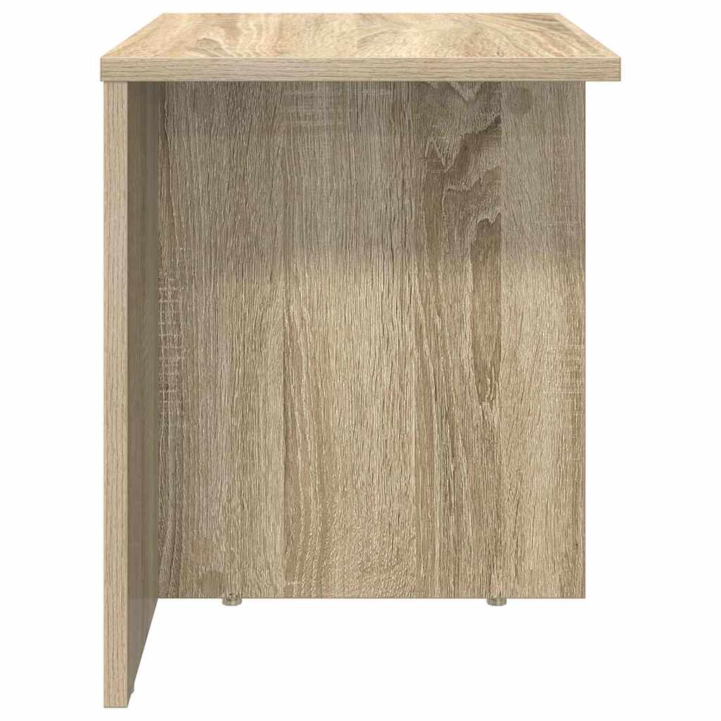 vidaXL Beistelltisch 2 pcs Sonoma-Eiche 37 x 32 x 40 cm Holzwerkstoff