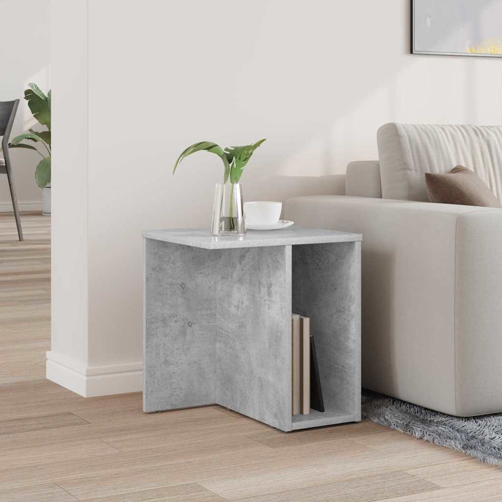vidaXL Beistelltisch Beton Grau 37 x 32 x 40 cm Holzwerkstoff