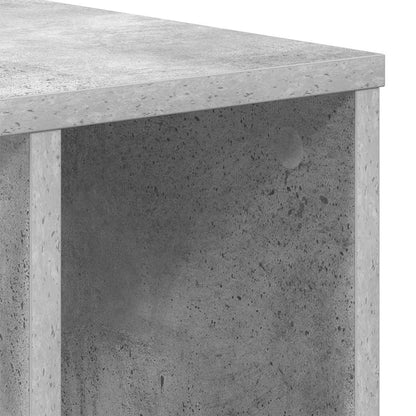 vidaXL Beistelltisch 2 pcs Beton Grau 37 x 32 x 40 cm Holzwerkstoff