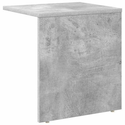 vidaXL Beistelltisch 2 pcs Beton Grau 37 x 32 x 40 cm Holzwerkstoff