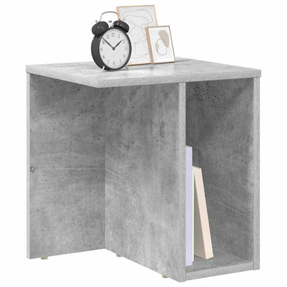 vidaXL Beistelltisch 2 pcs Beton Grau 37 x 32 x 40 cm Holzwerkstoff