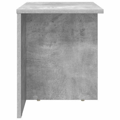 vidaXL Beistelltisch 2 pcs Beton Grau 37 x 32 x 40 cm Holzwerkstoff