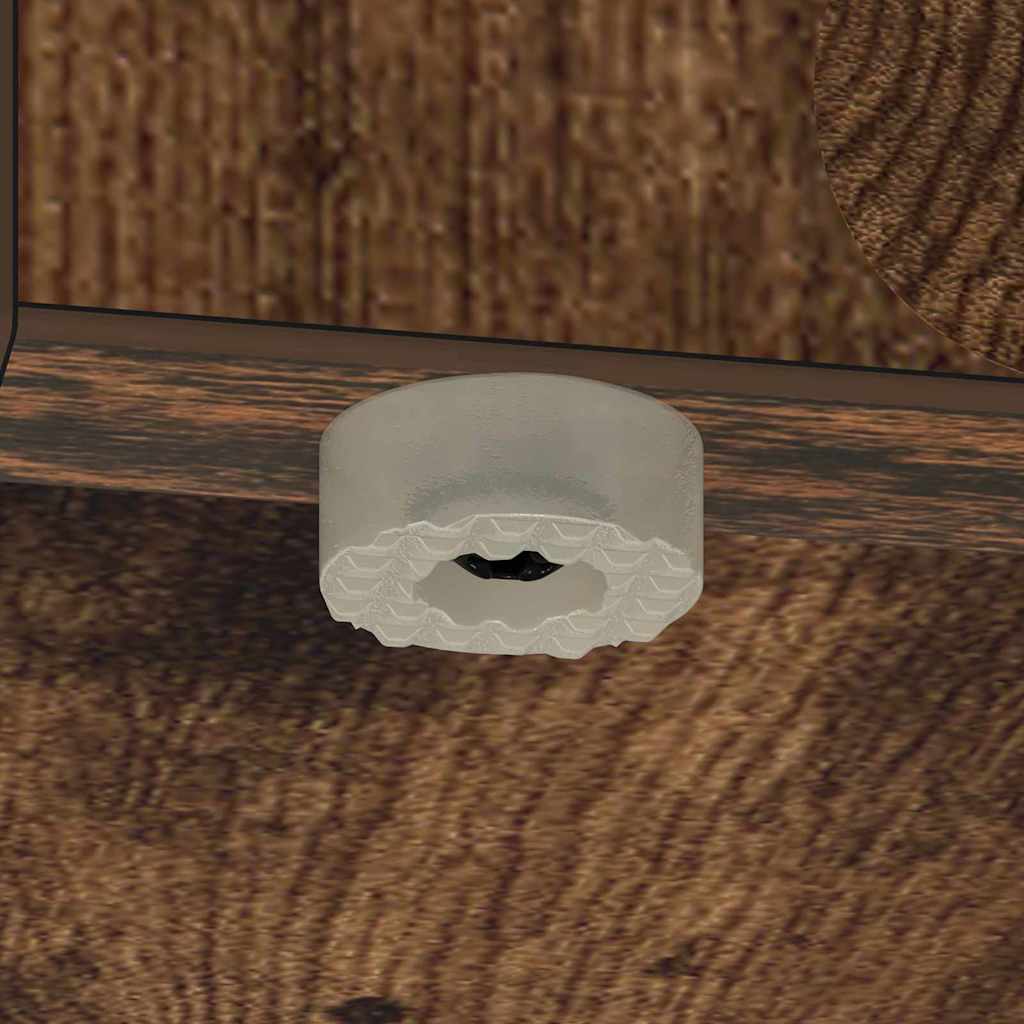 Beistelltisch Geräucherte Eiche 37 x 32 x 40 cm Holzwerkstoff