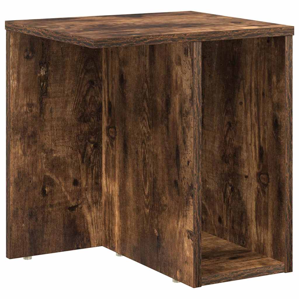 vidaXL Beistelltisch 2 pcs Geräucherte Eiche 37 x 32 x 40 cm