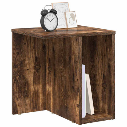 vidaXL Beistelltisch 2 pcs Geräucherte Eiche 37 x 32 x 40 cm