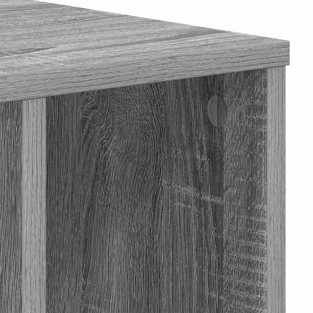 vidaXL Beistelltisch 2 pcs Graues Sonoma 37 x 32 x 40 cm Holzwerkstoff