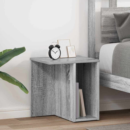 vidaXL Beistelltisch 2 pcs Graues Sonoma 37 x 32 x 40 cm Holzwerkstoff