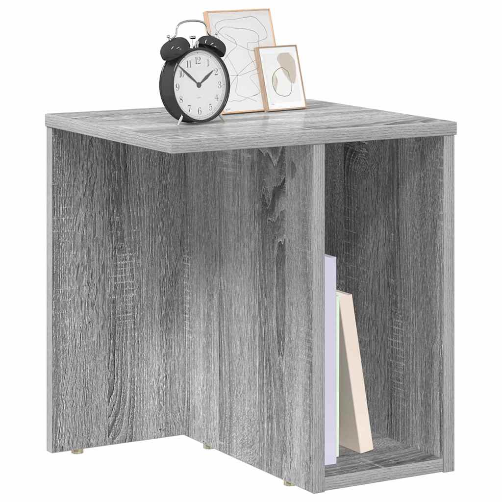vidaXL Beistelltisch 2 pcs Graues Sonoma 37 x 32 x 40 cm Holzwerkstoff