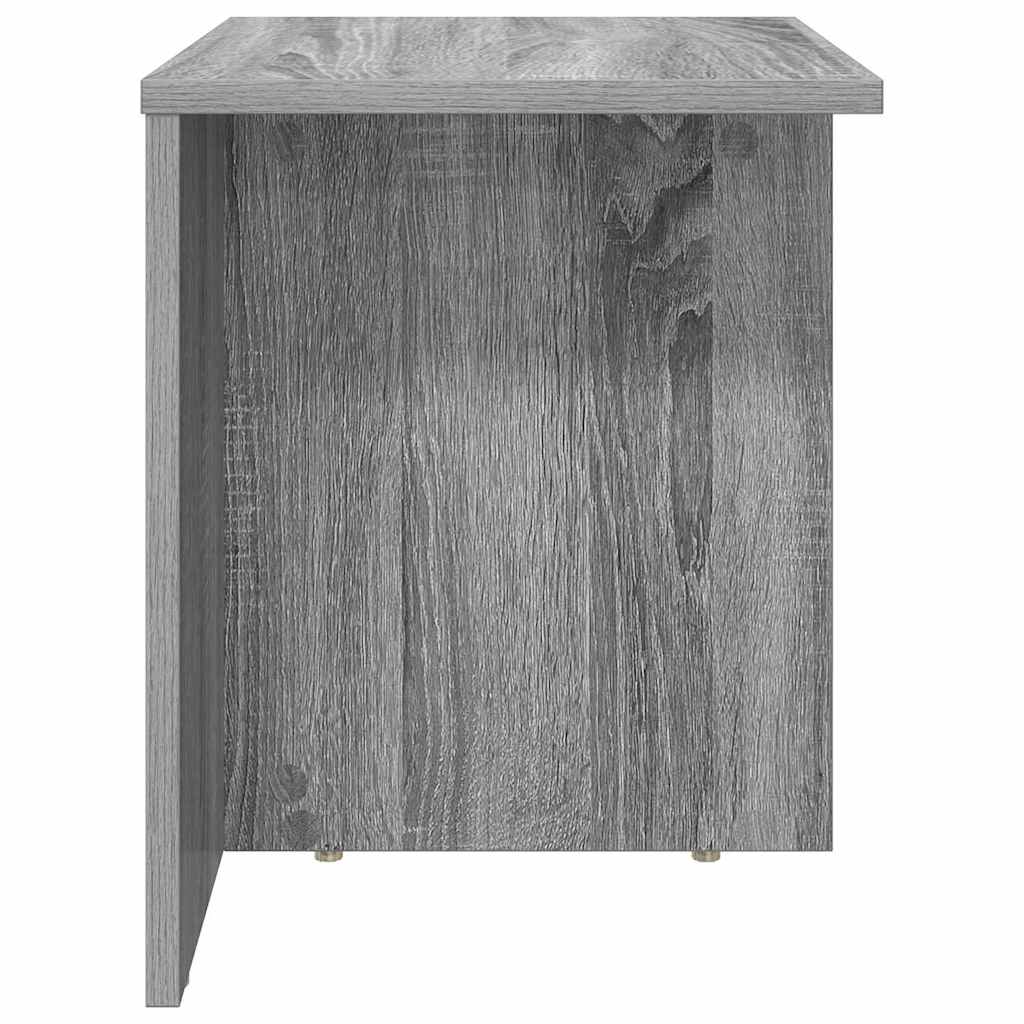 vidaXL Beistelltisch 2 pcs Graues Sonoma 37 x 32 x 40 cm Holzwerkstoff