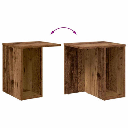 vidaXL Beistelltisch Altholz 37 x 32 x 40 cm Holzwerkstoff
