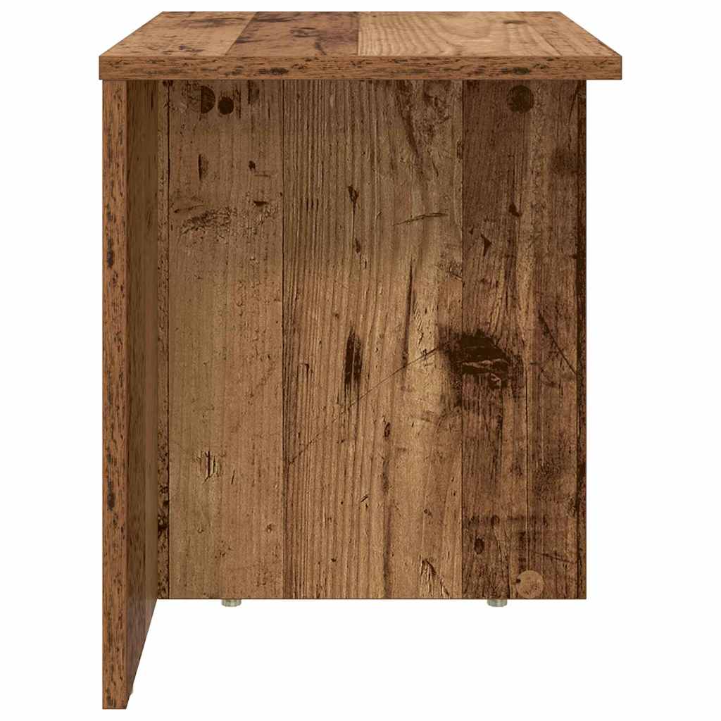 vidaXL Beistelltisch Altholz 37 x 32 x 40 cm Holzwerkstoff