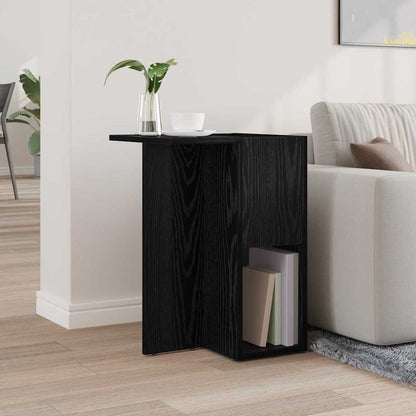 vidaXL Beistelltisch Schwarz Eichen-Optik 35 x 40 x 55 cm