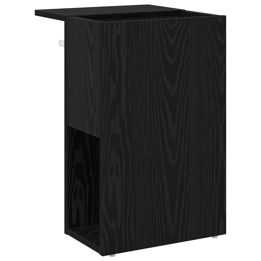 vidaXL Beistelltisch Schwarz Eichen-Optik 35 x 40 x 55 cm