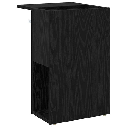 vidaXL Beistelltisch Schwarz Eichen-Optik 35 x 40 x 55 cm