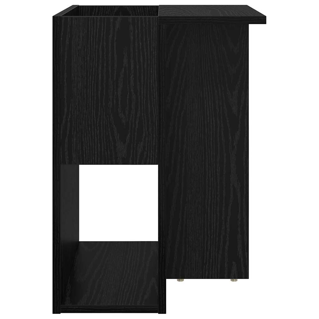 vidaXL Beistelltisch Schwarz Eichen-Optik 35 x 40 x 55 cm