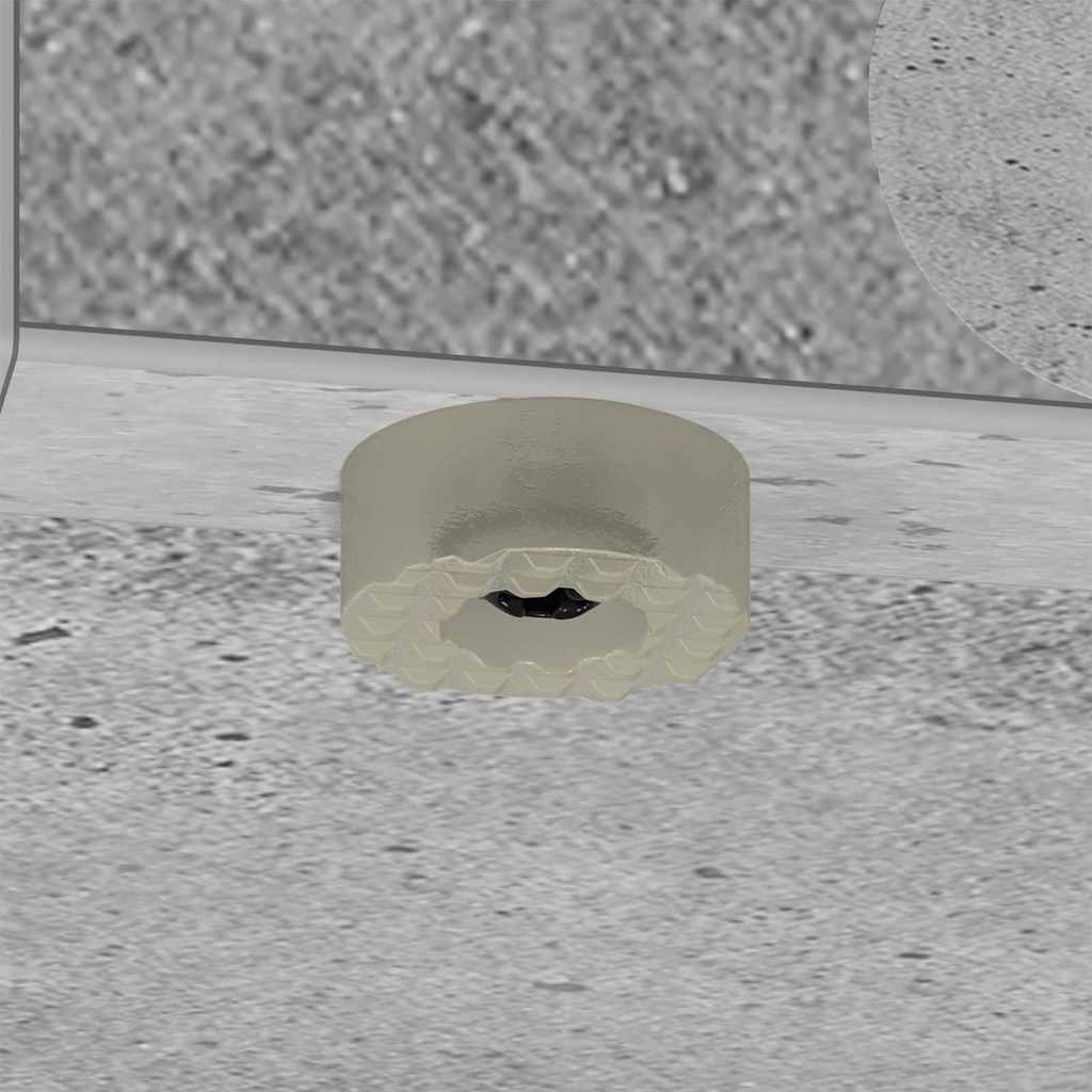 Beistelltisch Beton Grau 35 x 40 x 55 cm Holzwerkstoff