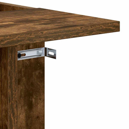 Beistelltisch Geräucherte Eiche 35 x 40 x 55 cm Holzwerkstoff