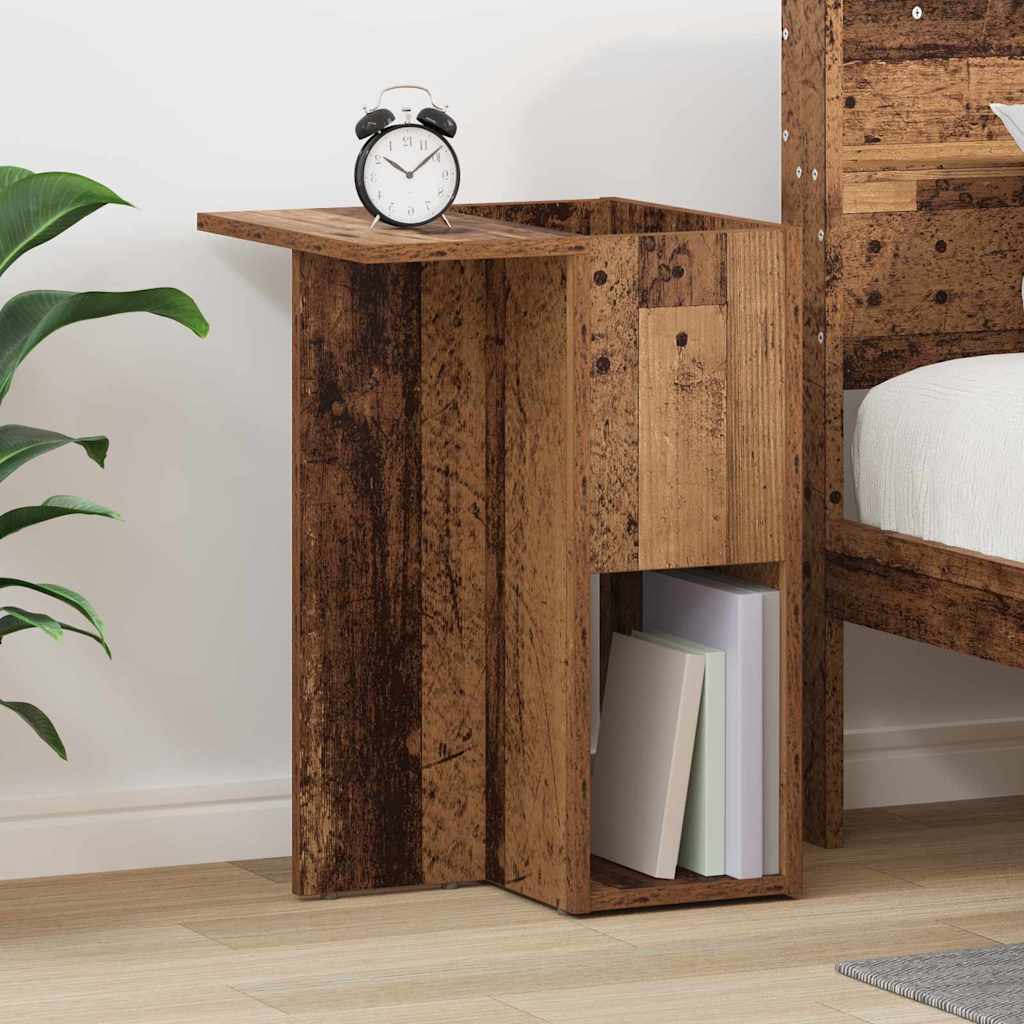vidaXL Beistelltisch Altholz 35 x 40 x 55 cm Holzwerkstoff
