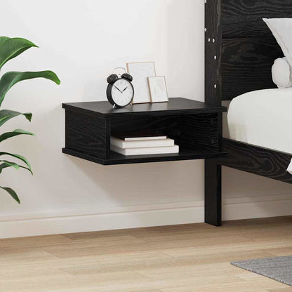 vidaXL Nachttisch Schwarz Eichen-Optik 40 x 31 x 15 cm Holzwerkstoff