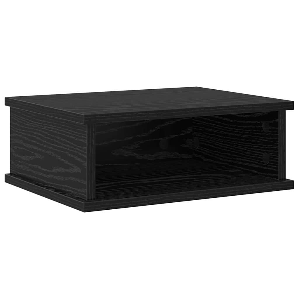 vidaXL Nachttisch Schwarz Eichen-Optik 40 x 31 x 15 cm Holzwerkstoff