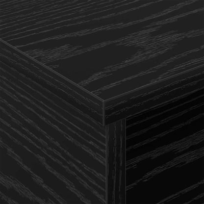 vidaXL Nachttisch 2 pcs Schwarz Eichen-Optik 40 x 31 x 15 cm