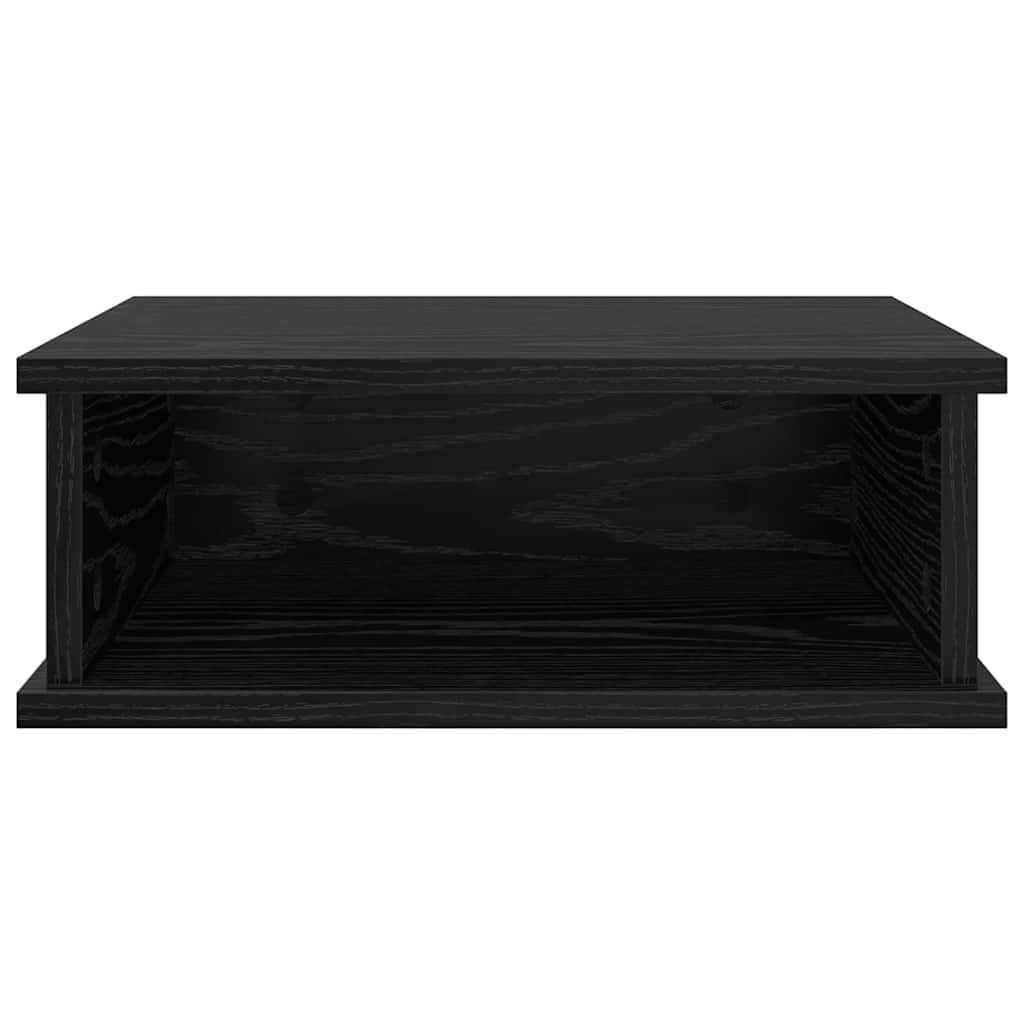 vidaXL Nachttisch 2 pcs Schwarz Eichen-Optik 40 x 31 x 15 cm