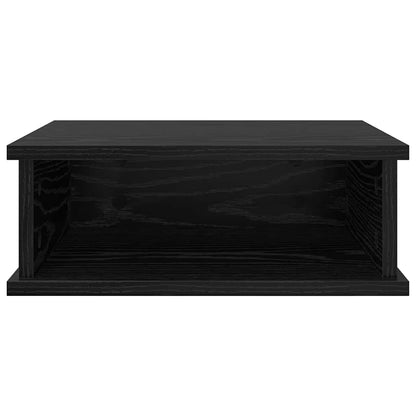vidaXL Nachttisch 2 pcs Schwarz Eichen-Optik 40 x 31 x 15 cm