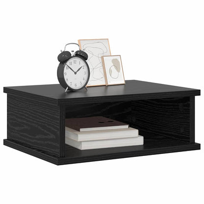 vidaXL Nachttisch 2 pcs Schwarz Eichen-Optik 40 x 31 x 15 cm